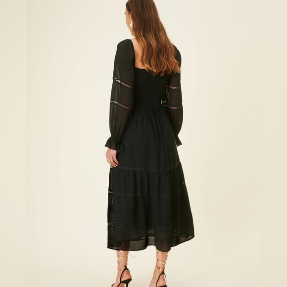 Brand new reformation jessy dress black size 6 - Picture 2 of 11